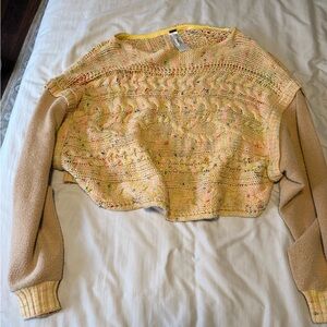 Free People Multicolor Knit Top